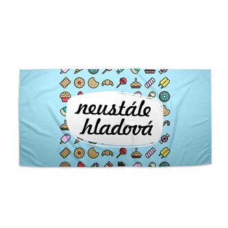 Ručník Neustále hladová: 70x140 cm Ručník Neustále hladová: 70x140 cm