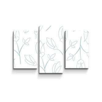 Obraz - 3-dílný Poupátka: 75x50 cm