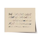 Plakát Psí plemena: 120x80 cm