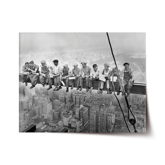 Plakát Zedníci na traverze: 120x80 cm