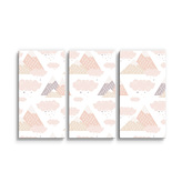 Obraz - 3-dílný Dětské pyramidy: 120x80 cm