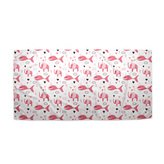 Ručník Růžové rybky a sloni: 50x100 cm