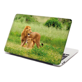 Samolepka na notebook Lev a lvice: 38x26 cm