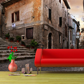 Tapeta Starý dům 2: 336x220 cm