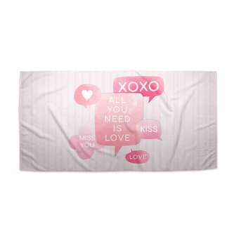 Ručník All you need is love: 70x140 cm Ručník All you need is love: 70x140 cm