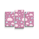 Obraz - 3-dílný Dětská obloha: 75x50 cm