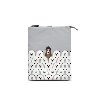 Dětský termosáček na svačinu Friends, 1l, Iris Barcelona, šedý