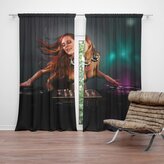 Závěs DJka: 2ks 140x250cm