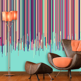 Tapeta Stékající barva: 208x125 cm Tapeta Stékající barva: 208x125 cm