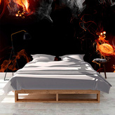 Tapeta Červený oheň: 125x75 cm