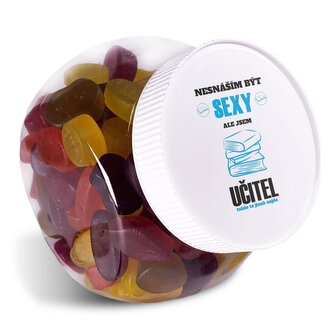 Gumové bonbóny Nesnáším být sexy, ale jsem učitel: 1 litr