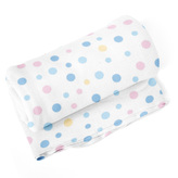 Deka Barevné puntíky na bílé: 190x140 cm
