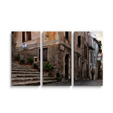 Obraz - 3-dílný Starý dům 2: 120x80 cm