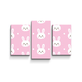 Obraz - 3-dílný Králíčci: 75x50 cm