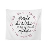 Deka Moje babička je ta ze všech nejlepší: 150x120 cm