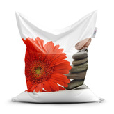 Sedací vak Gerbera s kameny: 150x100 cm