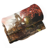 Deka Eiffelova věž a červený strom: 190x140 cm