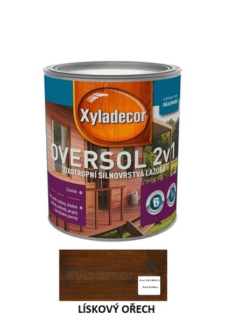 Xyladecor Oversol 2v1 0,75l Lískový ořech