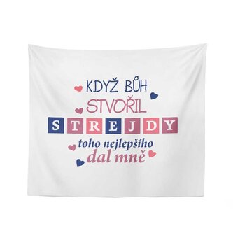 Deka Když Bůh stvořil strejdy: 150x120 cm