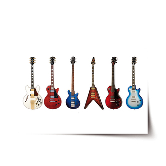 Plakát Kytary 2: 120x80 cm