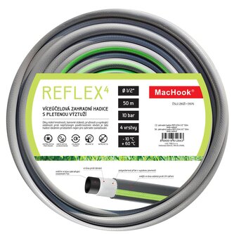 zahradní hadice REFLEX4 1/2" 50m šedo-zelená