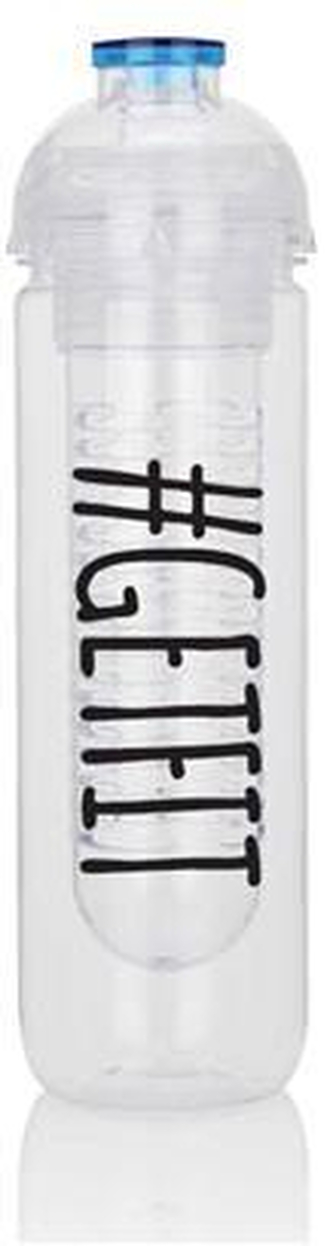 Láhev na vodu a ovoce Get Fit, 500ml, XD Design, modrá