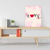 Dárková cedulka Love: 30x40 cm