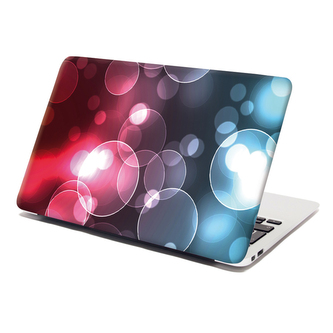 Samolepka na notebook Bublinová abstrakce: 38x26 cm