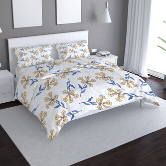 Povlečení Žluté kvítí: 140x220 / 90x70 Povlečení Žluté kvítí: 140x220 / 90x70