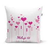 Polštář Miluji tě: 40x40 cm