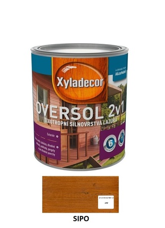 Xyladecor Oversol 2v1 0,75l Sipo