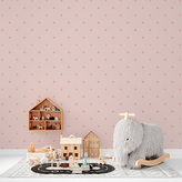 Tapeta Růžové křížky na světle růžové: 125x75 cm