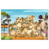 Prostírání Sloni: 40x30cm