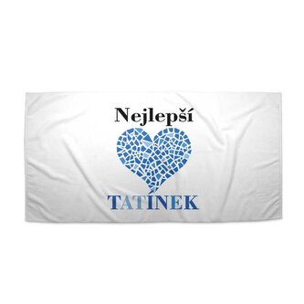 Ručník Nejlepší tatínek: 50x100 cm