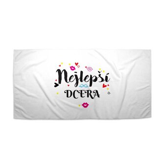 Ručník Nejlepší dcera: 50x100 cm