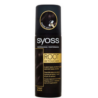 Syoss Tónovací sprej na odrosty Root Retoucher (Hair-Root Make-up Spray) 120 ml Tónovací sprej na odrosty Root Retoucher (Hair-Root Make-up Spray) 120 ml - Odstín Černá woman