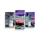 Obraz - 3-dílný Tower Bridge: 75x50 cm