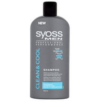Syoss Šampon pro muže pro normální až mastné vlasy Clean & Cool (Shampoo) 500 ml man