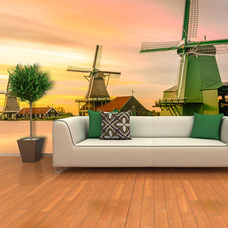 Tapeta Větrné mlýny: 208x125 cm Tapeta Větrné mlýny: 208x125 cm