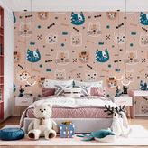 Tapeta Barevné kočičky: 336x220 cm