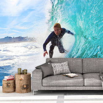 Tapeta Surfař na vlně: 125x75 cm