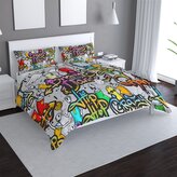 Povlečení Graffiti: 140x220 / 90x70