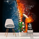 Tapeta Ohnivý saxofon: 125x75 cm