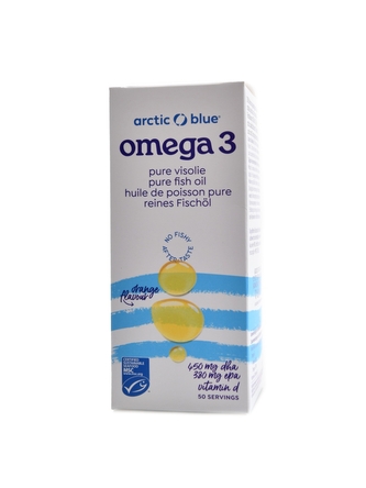 Arctic Blue - Omega 3 250ml (450mg DHA, 380mg EPA & Vitamin D 400IU)