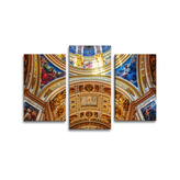 Obraz - 3-dílný Chrám 2: 75x50 cm