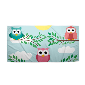 Ručník Sovičky: 50x100 cm