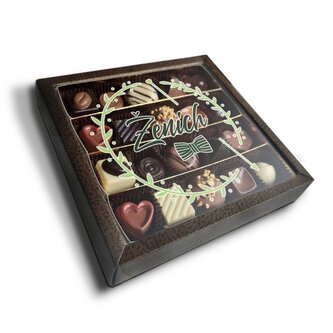 Pralinky Ženich motýlek: 20 ks pralinek