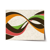 Plakát Retro abstrakce: 120x80 cm