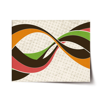 Plakát Retro abstrakce: 120x80 cm