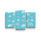 Obraz - 3-dílný Barevné duhy: 75x50 cm